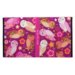 Peace and Love Owls - Custom iPad Case Cover