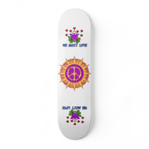 Peace and Love Skateboard Decks