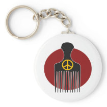 Peace and Nappyness Keychain