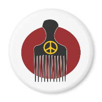Peace and Nappyness Fridge Magnet