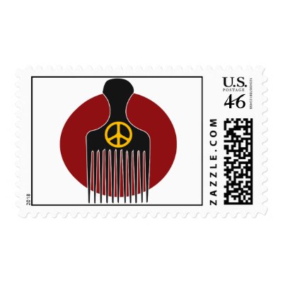 Peace and Nappyness Postage Stamp