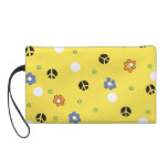 Peace and Polka Dots CUTE wristlet