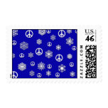 Peace and Snowflakes Holiday Postage
