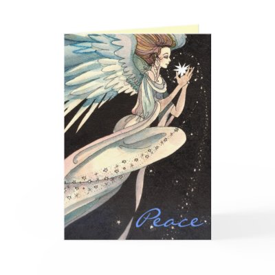 Peace Angel Christmas Card