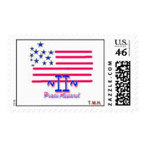 Peace Apparel Logo Flag Stamp