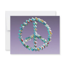 Peace Art Symbol invitations