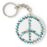 Peace Art Symbol Keychains