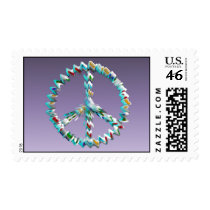 Peace Art Symbol Postage Stamps