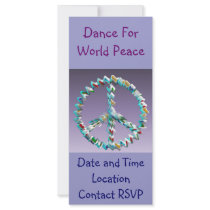 Peace Art Symbol rack cards by orsobear Peace Art Symbol rack cards