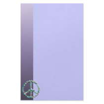 Peace Art Symbol Stationery