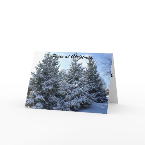 Peace at Christmas card