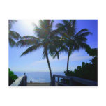 Peace at the beach post card