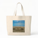 peace at the ocean bags