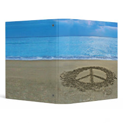 peace at the ocean binder binder
