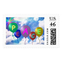 Peace Balloons Stamps