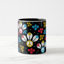 peace bees coffee mug