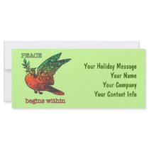 Peace Begins Within rack cards