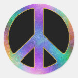 Peace Begins Within Us Round Sticker