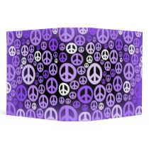 peace 3 ring binder