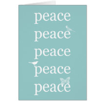 Peace Birds Greeting Cards