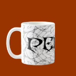 Peace Black And White Design Mug