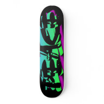 PEACE BLACK skateboards by DavidCreates PEACE BLACK skateboards