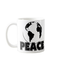Peace Black&White Earth-Light mugs