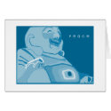Peace Buddha (cool blue) cards