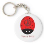 peace bug keychain