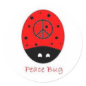peace bug stickers by peace_patch peace bug stickers