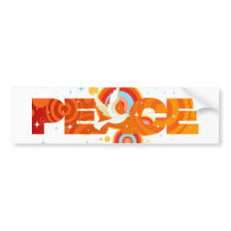 Peace! bumper stickers