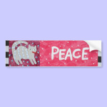 Peace bumper stickers by theresemay Peace bumper stickers
