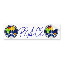 PEACE Bumper Sticker bumper stickers