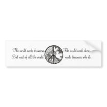 Peace bumper stickers