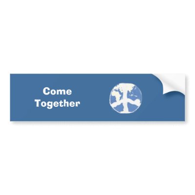 PEACE BUMPER STICKERS by trish1968
