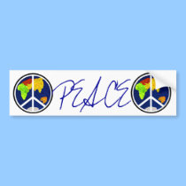 PEACE Bumper Sticker bumper stickers