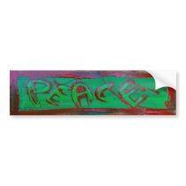 peace bumper sticker