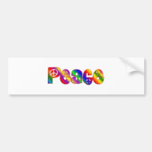 PEACE BUMPER STICKERS