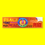 PEACE bumper stickers