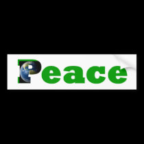 Peace bumper stickers