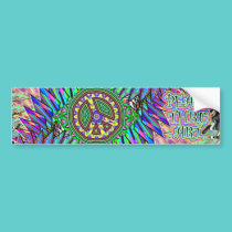 PEACE bumpersticker bumper stickers