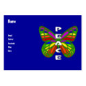 Peace Butterfly business cards