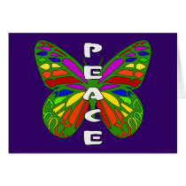 Peace Butterfly cards