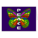 Peace Butterfly cards