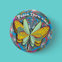 Peace Butterfly... causing smiles worldwide... buttons