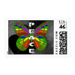 Peace Butterfly Postage Stamps