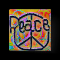 peace buttons
