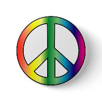 Peace Button by screwballgraphics Peace Button
