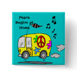 peace button