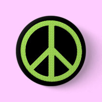 Peace Button (Green)